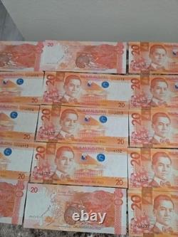 Philippines 30 piece Banknote Lot Peso Money Bills Collection Paper Currency