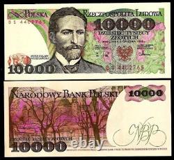 Poland 10000 ZLOTYCH P-151 1988 x 10 Pcs Lot BUNDLE UNC Polish Currency BANKNOTE