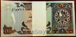 Qatar 1 RIYAL P-14 ND 1996 x 50 Pcs Lot PACK Qatari BOAT UNC World Currency NOTE