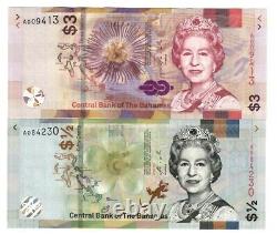 Queen Elizabeth II, 20 Pieces Banknote Album Set, UNC Currency / Coins