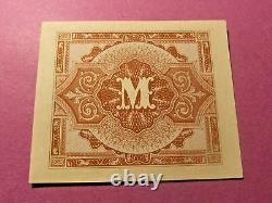 RARE 1944 Germany ALLIED WWII Currency 1/2 MARK Banknote AU55/UNC