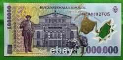 Romania 1,000,000 / 1 Million Lei 2003 P-116 Unc Polymer Bill Currency