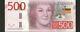 Sweden 500 Kronor Sek Brigit Nilsson 2016 Banknote Unc. Currency Swedish Krona