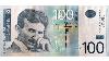 Serbian Nikola Tesla 100 Dinars 2013 Paper Unc Banknote Obverse U0026 Reverse