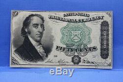 Series 1801 Fifty Cents Fractional Currency Choice Uncirculated