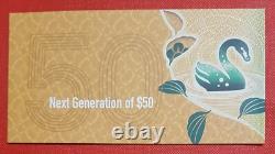 Set 2016 Australia Next Generation of $5 $10 $20 $50 currency UNC bank notes