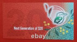 Set 2016 Australia Next Generation of $5 $10 $20 $50 currency UNC bank notes