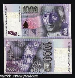Slovakia 1000 Koruna P-47 2007 Pre Euro Madonna Unc Bill Currency Bank Note