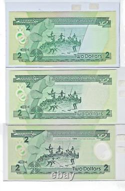 Solomon Islands currency $2-$100, collector's /dealer lot, CU-Gem CU, 20 pieces