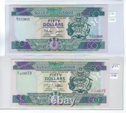 Solomon Islands currency $2-$100, collector's /dealer lot, CU-Gem CU, 20 pieces