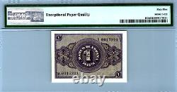 Spain 1 Peseta 1938 Pick# 107a PMG 65 EPQ GEM UNC