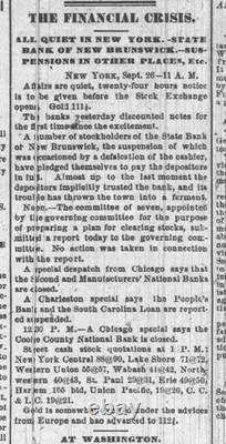 State Bank at New Brunswick NJ $3 $10 Obsolete Currency Notes 18 UNC no folds