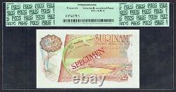 Surinam 2½ Gulden 1985 AU/UNC Specimen Muntbiljet Suriname PCGS 58 P119