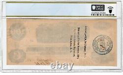 T-40 PF-1 1862 $100 Confederate Paper Money PCGS-B Unc 62 Savage, Dep, NC