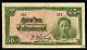 Thailand 50 Stang P-43 Nd 1942 Thai King Rama Viii Unc World Currency Bank Note