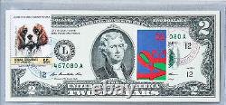 Two Dollar Bill $2 2009 Gem Unc National Currency Note Paper Money Stamp Spaniel