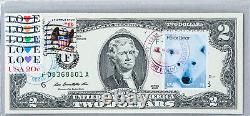 Two Dollar Bill National Currency Note $2 Paper Money US Unc Stamped Polar Bear
