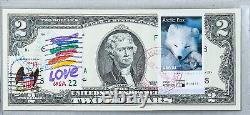 Two Dollar Note US Currency Paper Money Collection $2 F Gem Unc Stamp Arctic Fox