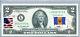 Two Dollar Notes Us Currency Paper Money $2 2013 Banknote Gem Unc Flag Barbados