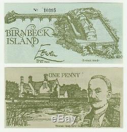 UK Britain Birnbeck Island 1d 1 Penny 1970s UNC Local Currency Banknote