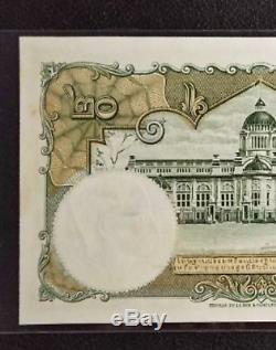 UNC Banknotes Siam King Rama IX Thailand 20 baht Valuable Currency Precious Rare