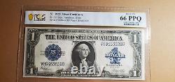 U. S. 1923 $1 Silver Certificate Banknote Fr-237 Certified Pcgs Gem Unc-66-ppq