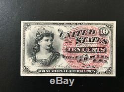 U. S. Fractional Currency 10 Cents. 1869 FR1258. UNC