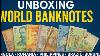 Unboxing Rare Banknotes From 7 Countries Angola Romania Brazil Philippines U0026 More Unc Notes