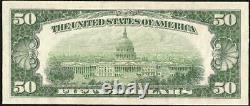 Unc 1950 $50 Dollar Bill Federal Reserve Note Us Currency Crisp Paper Money