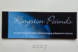 United Kingdom Book of 20 x Kingston £1 1 Pound UNC Local Currency Banknotes