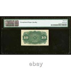 United States 10 Cents 1869 Fr#1257 Fractional Currency PMG 65 Gem UNC EPQ