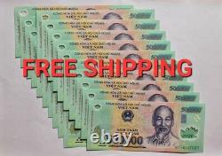 VIETNAMESE 50 MILLION DONG 100 X 500,000 Polymer currency NOTE UNC Banknotes VND