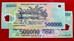 VIETNAMESE 50 MILLION DONG 100 X 500,000 Polymer currency NOTE UNC Banknotes VND