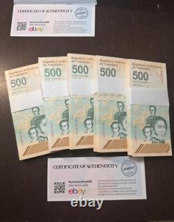 Venezuea 500 Digitales Bolivar 2025 UNC NEW 500 PCS Million Banknotes COA