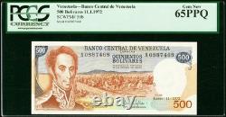 Venezuela 500 Bolivares 11.1.1972 Pick-56b GEM UNC PCGS 65 PPQ