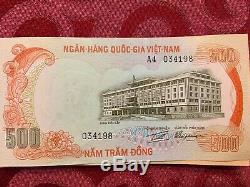 Vietnam South 500 Dong ND (1972) Tiger Viet Nam UNC Bank Currency Money Banknote