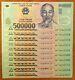 Vietnamese 10000000 Dong Unc 5 Million (500000 X 10) New Vietnam Currency Vnd