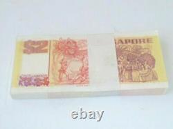 Vintage! 96 Pcs. Bundle Singapore $2 Sailboat Ship Unc Currency Money Banknote