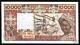 West African States Africa Ivory Coast 10000 Francs P109ac Figurine Unc Note