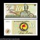 Zaire Congo Dr. 10 Zaires P27a Leopard Mobutu Unc Torch Currency Bill 40 Notes