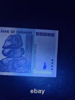 Zimbabwe 100 Trillion Dollars 2008 AA Banknote New Choice UNC Zim Currency