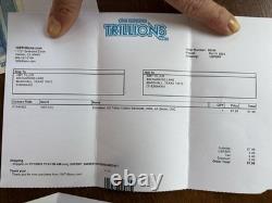 Zimbabwe 100 Trillion Dollars 2008 AA Banknote New UNC Zim Currency (3) withCOA