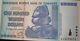 Zimbabwe 100 Trillion Dollars 2008 Aa P-91 Banknote New Unc Zim Currency Withcoa