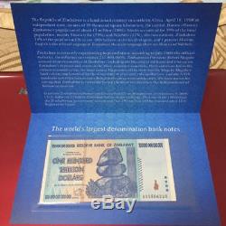 Zimbabwe 100 Trillion Dollars, AA /2008 Series, New P-91, Banknote Currency, UNC