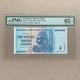 Zimbabwe 100 Trillion Dollars $ Banknote 2008 P91 Unc Pmg 65 Epq Currency Aa