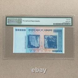 Zimbabwe 100 Trillion Dollars $ Banknote 2008 P91 UNC PMG 65 EPQ Currency AA