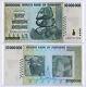 Zimbabwe 50 Million Dollars X 25pcs Aa 2008 P79 Bundle Consecutive Unc Currency