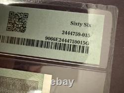 Zimbabwe 50 Trillion Dollar Note PMG 66 EPQ 2008 Pick 90 Gem Unc