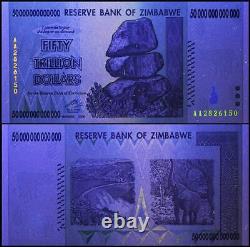 Zimbabwe 50 Trillion Dollars, 2008, AA, P-90, UNC X 2 PCS
