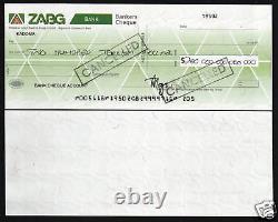 Zimbabwe $800000000000000 Trillion Dollars 2008 Bank Guarantee Unc Money Note